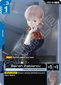 Sarah Zabiarov #GD03-087