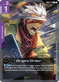 Orga's Order #GD03-117