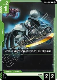 Zaku (Four Snake Eyes') [YETI] (GQ) #GD03-032