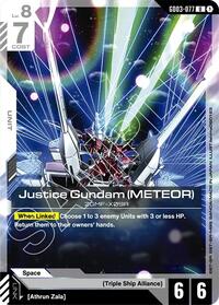 Justice Gundam (METEOR) #GD03-077
