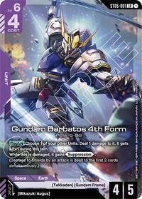 Gundam Barbatos 4th Form (Premium Card Collection Gundam Assemble) #ST05-001
