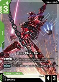 Red Gundam (Premium Card Collection Gundam Assemble) #ST06-005