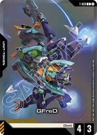 GFreD (T-020) Token (Premium Card Collection Gundam Assemble) #T-020