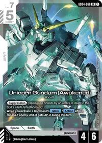 Unicorn Gundam (Awakened) #GD04-066