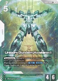Unicorn Gundam (Awakened) (LR+) #GD04-066