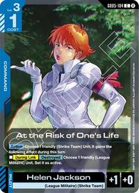 At the Risk of One's Life #GD05-104