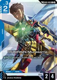 Waldfeld's Murasame (R+) (Link Rare) #GD05-003