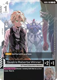 Quatre Raberba Winner (Event Pack 02) #GD05-100