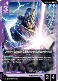 Unicorn Gundam 02 Banshee (Unicorn Mode) #ST12-009