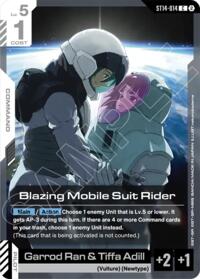 Blazing Mobile Suit Rider #ST14-014