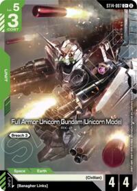 Full Armor Unicorn Gundam (Unicorn Mode) (C+) #ST14-007