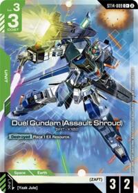 Duel Gundam (Assault Shroud) (C+) #ST14-009