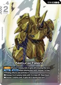 Natural Talent (C+) #ST14-013