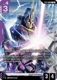 Unicorn Gundam 02 Banshee (Unicorn Mode) (C+) #ST12-009