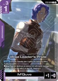 Wise Leader's Pride (C+) #ST12-014