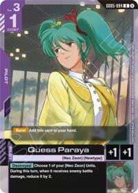 Quess Paraya (Store Tournament Participation Pack 06) #GD05-094