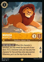 Mufasa - Betrayed Leader #14