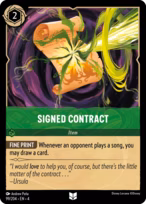Signed Contract #99