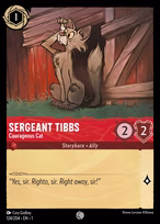 Sergeant Tibbs - Courageous Cat #124