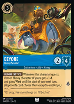 Eeyore - Hunny Scholar #164