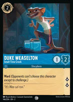 Duke Weaselton - Small-Time Crook #146