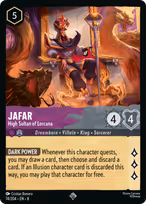 Jafar - High Sultan of Lorcana #74