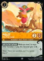Piglet - Pooh Pirate Captain #223