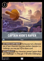 Captain Hook's Rapier #199