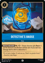 Detective's Badge #166