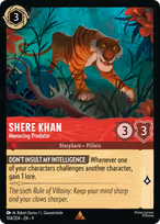 Shere Khan - Menacing Predator #104