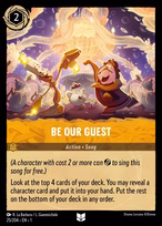 Be Our Guest #25