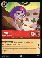Yzma - Choosy Customer #110