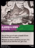 Aladdin & Genie - "Mischievous Pals" #21