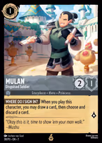 Mulan - Disguised Soldier #38