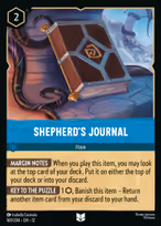 Shepherd's Journal #169