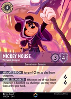 Mickey Mouse - Wayward Sorcerer #208