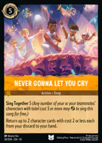 Never Gonna Let You Cry #30