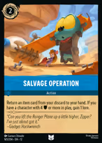 Salvage Operation #165