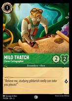 Milo Thatch - Clever Cartographer #79