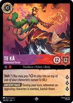 Te Kā - Elemental Terror #54