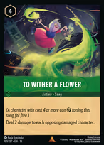 To Wither a Flower #101