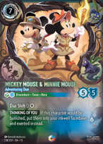 Mickey Mouse & Minnie Mouse - Adventuring Duo #238