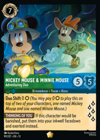 Mickey Mouse & Minnie Mouse - Adventuring Duo #99