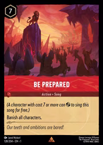 Be Prepared #128
