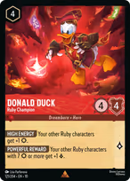 Donald Duck - Ruby Champion #121