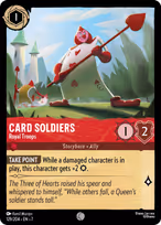 Card Soldiers - Royal Troops #129