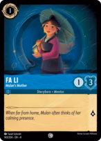 Fa Li - Mulan’s Mother #143