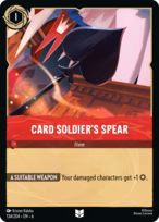Card Soldier's Spear #134
