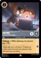 Kronk - Unlicensed Investigator #178