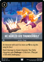 He Hurled His Thunderbolt #197